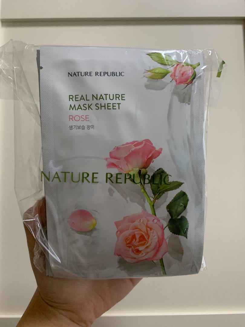 Nature Republic Mask Sheet (14 sheets), Beauty & Personal Care, Face, Face Care on Carousell