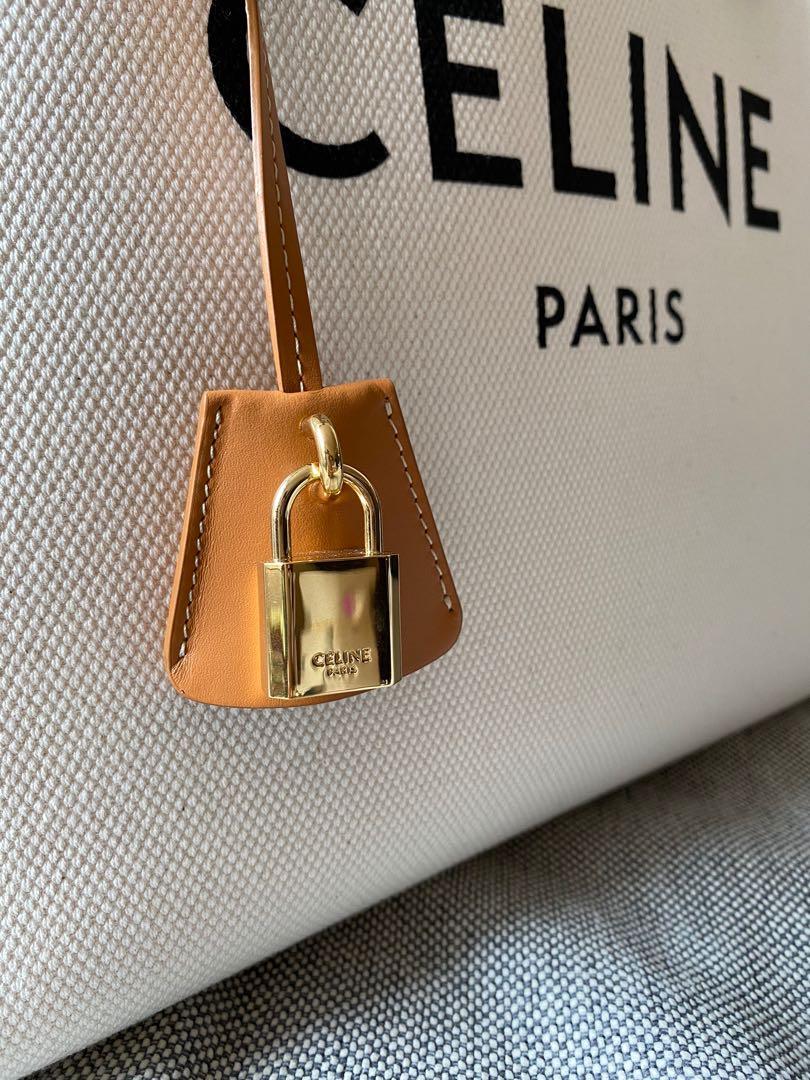 Horizontal cabas celine in canvas with celine print and calfskin new arrivals