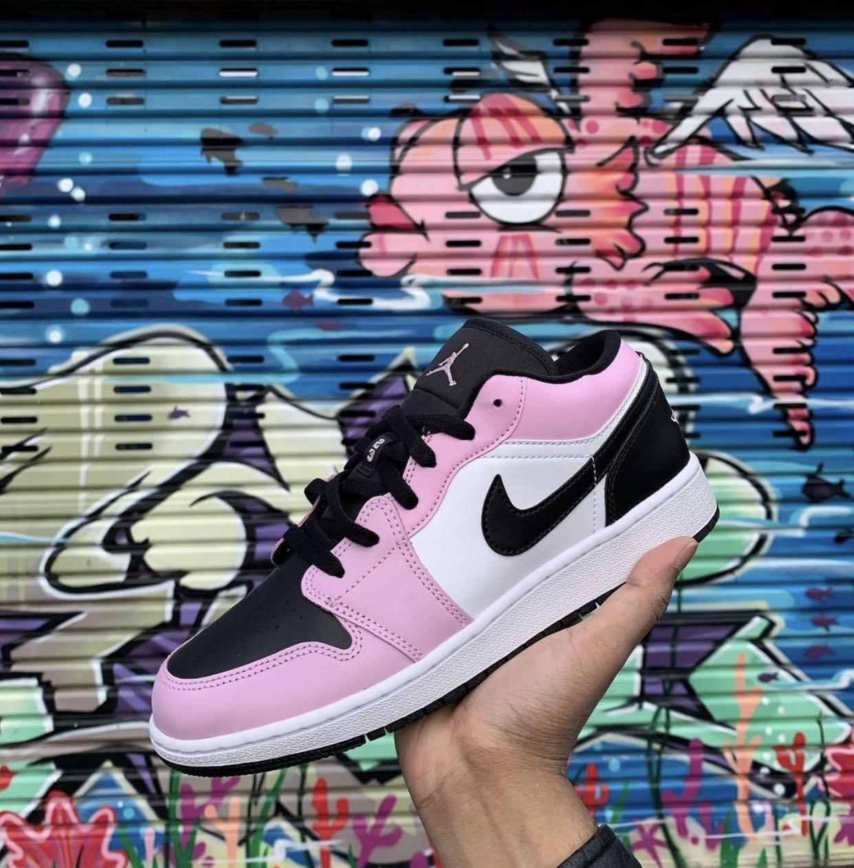 Nike Air Jordan 1 Low Arctic Pink, Women's Fashion, Shoes, Sneakers on Carousell