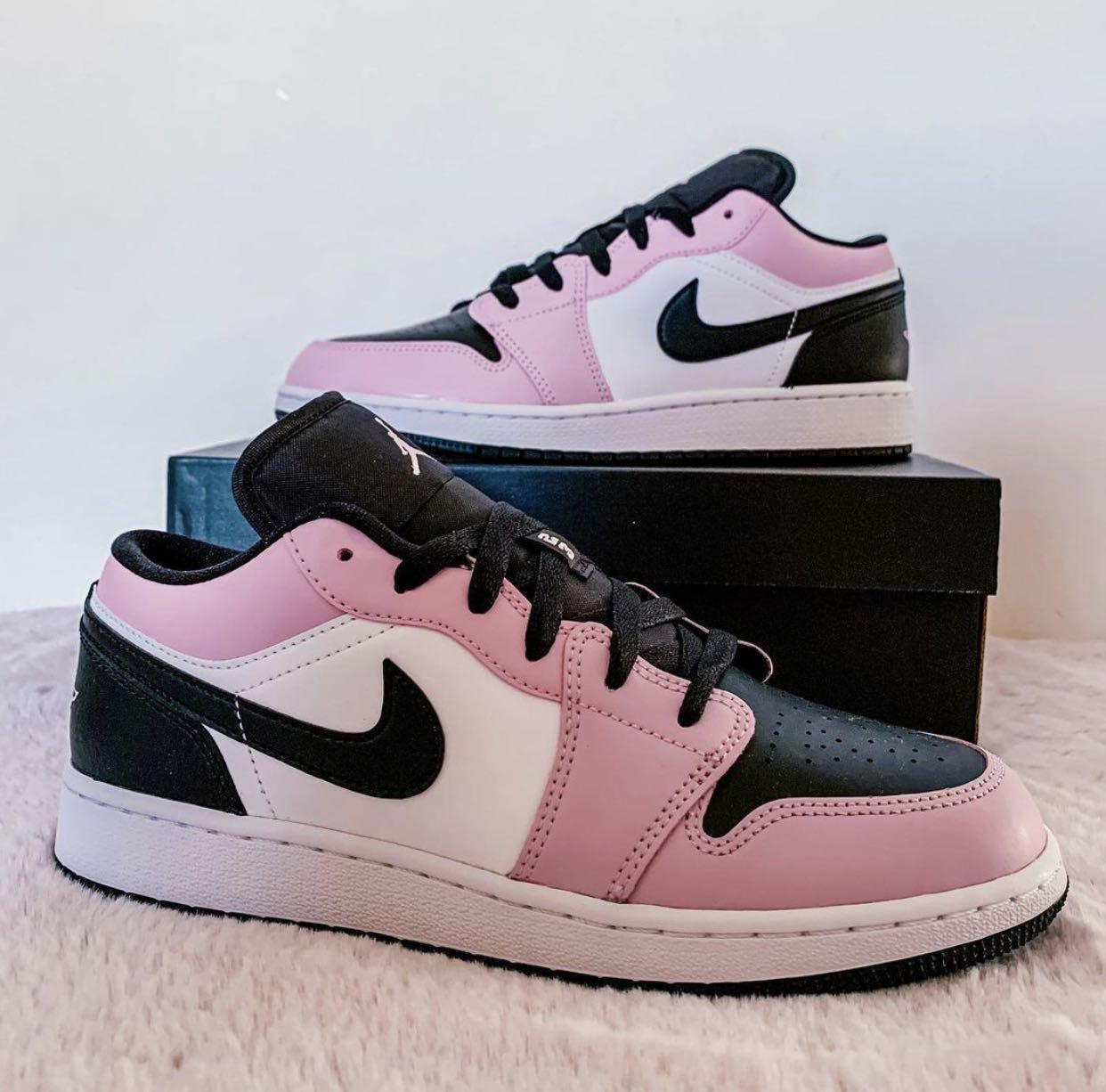 Nike Air Jordan 1 Low Arctic Pink, Women's Fashion, Shoes, Sneakers on Carousell