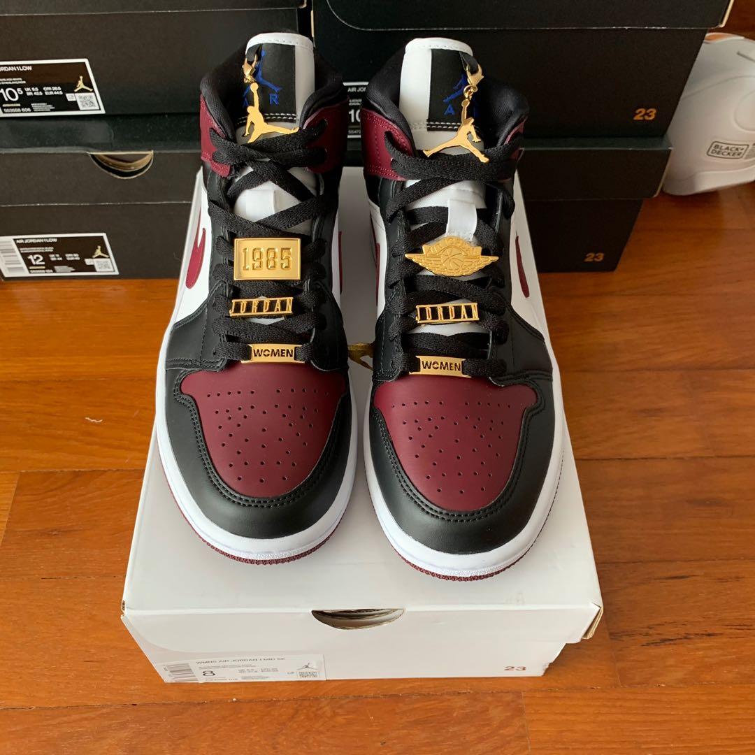 Maroon air jordans womens sale
