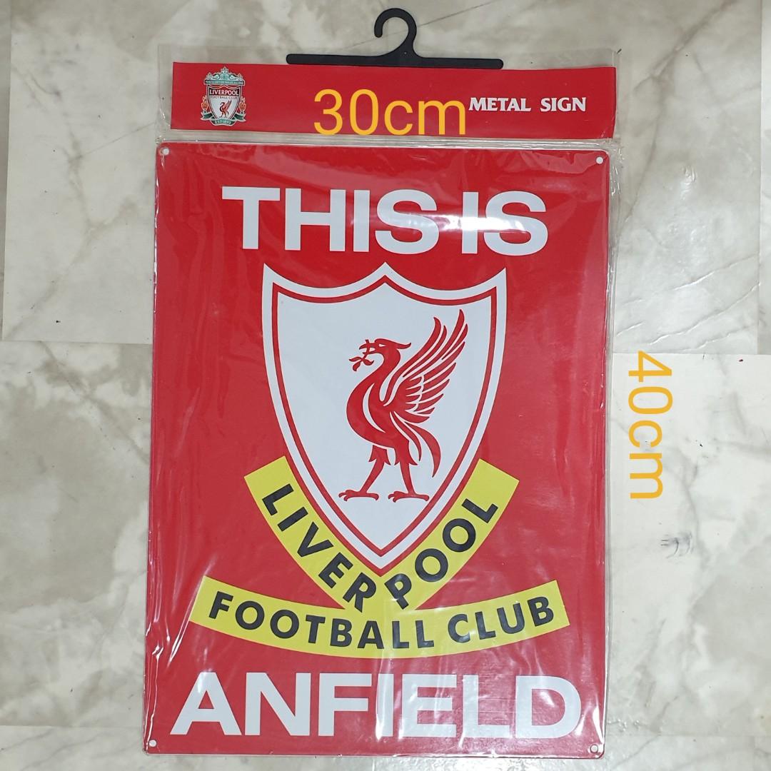 Orginal Liverpool S This Is Anfield Metal Sign Vintage Collectibles Vintage Collectibles On Carousell