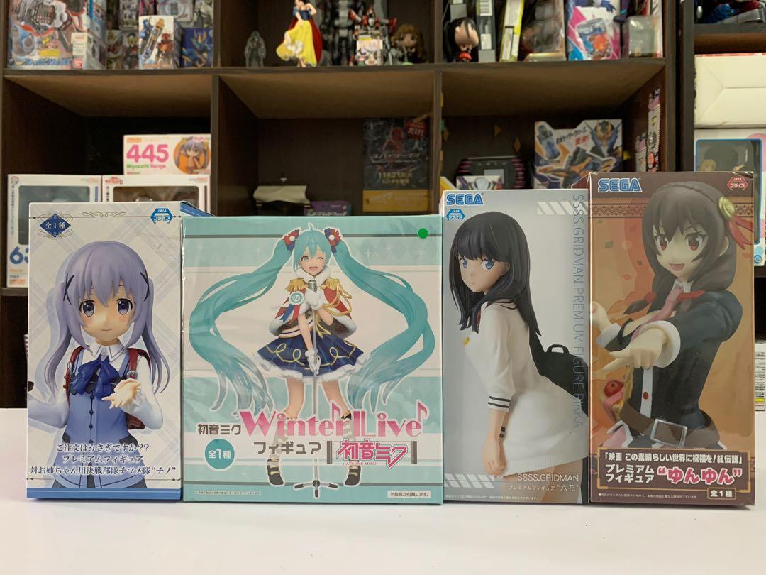 Original SEGA anime figures Hatsune Miku Gochiusa SSSS Gridman