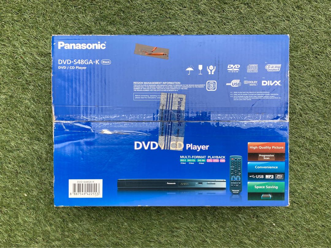 Panasonic DVD Player S48GAK, TV & Home Appliances, TV