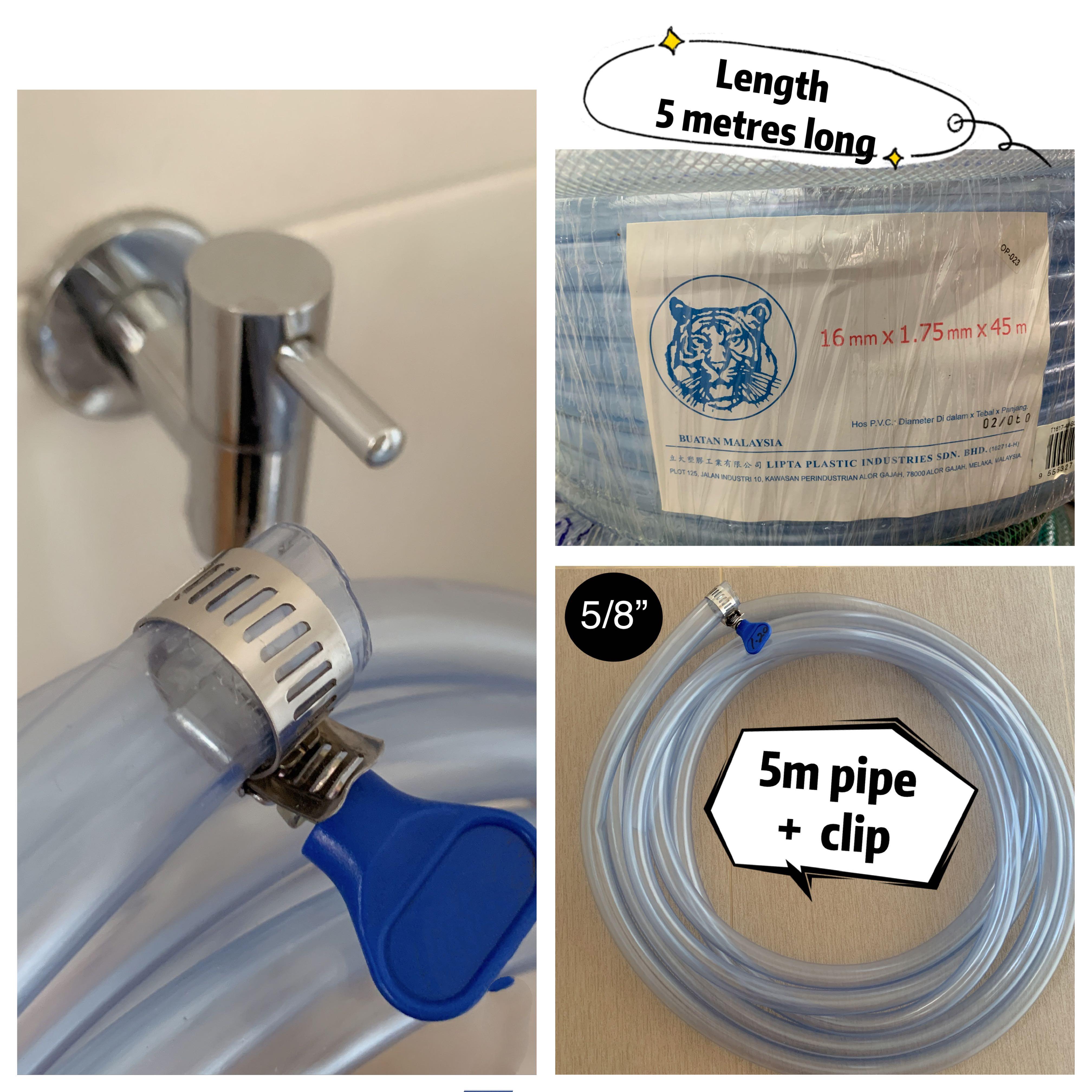 5 8 Water Hose Clamp Tv Home Appliances Water Heater Instant Showers On Carousell