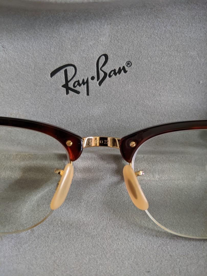 Ray Ban Clubmaster Eyeglasses Spectacles Men S Fashion Accessories Eyewear Sunglasses On Carousell