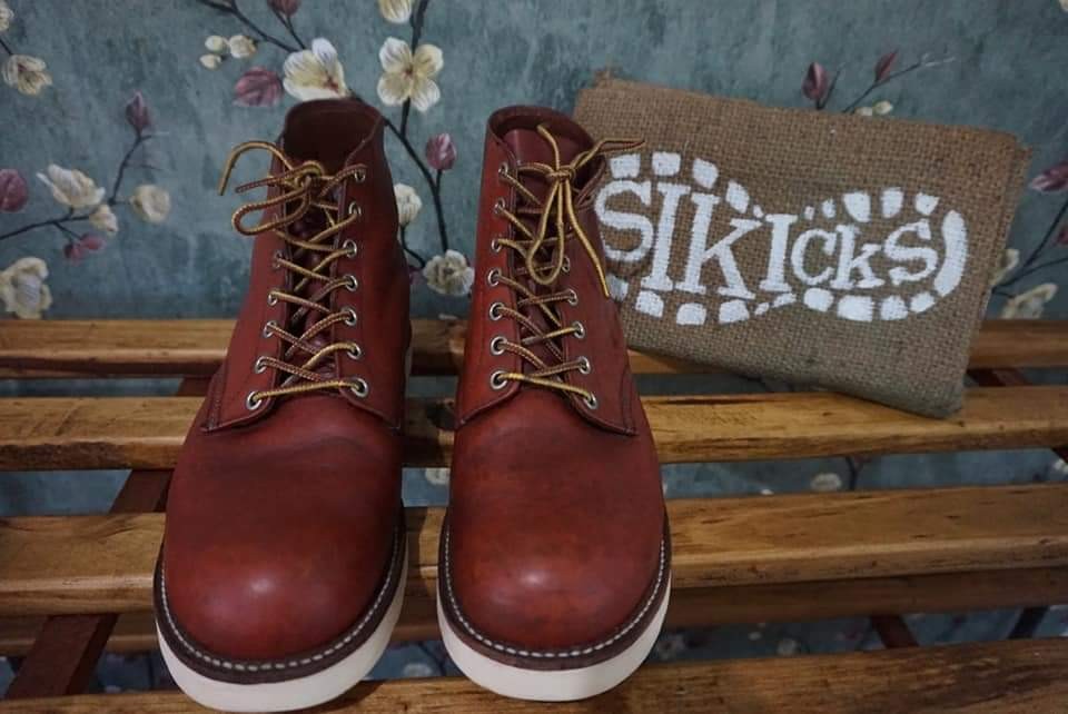 美品 REDWING 6 inch CLASSIC ROUND 8166 ブーツ 純正直売 メンズ | wl