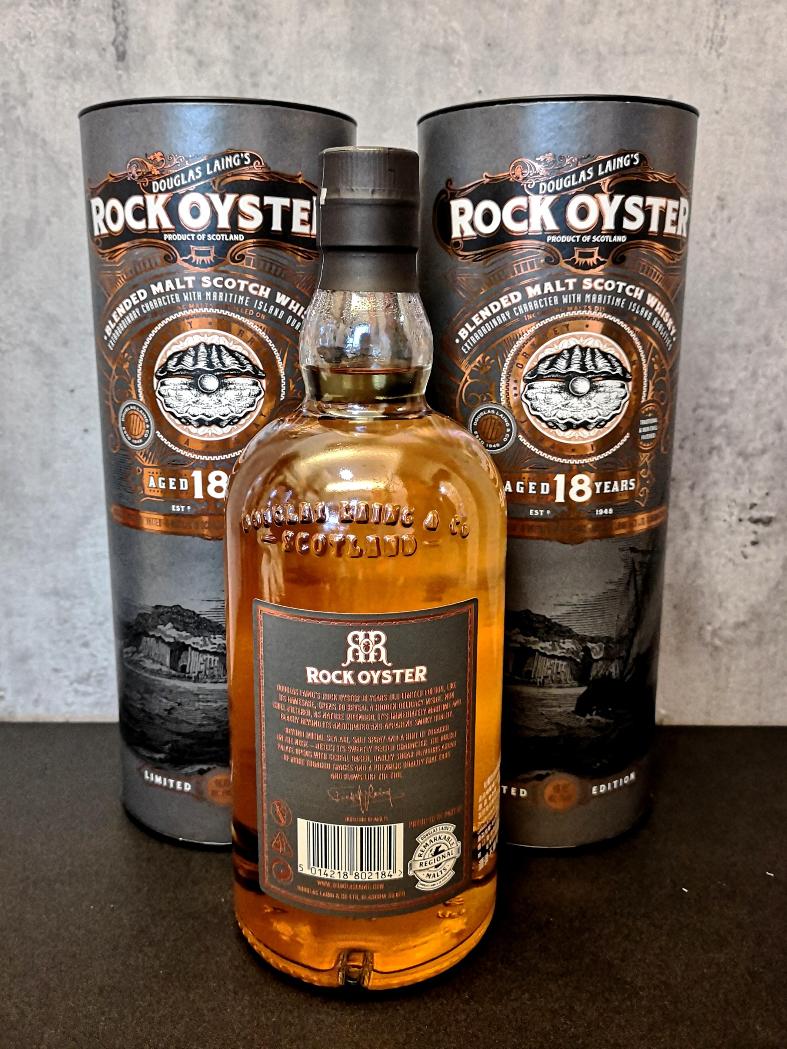 Rock Oyster 18 yo blended Malt Scotch Whisky Limited Edition, 嘢食 & 嘢飲