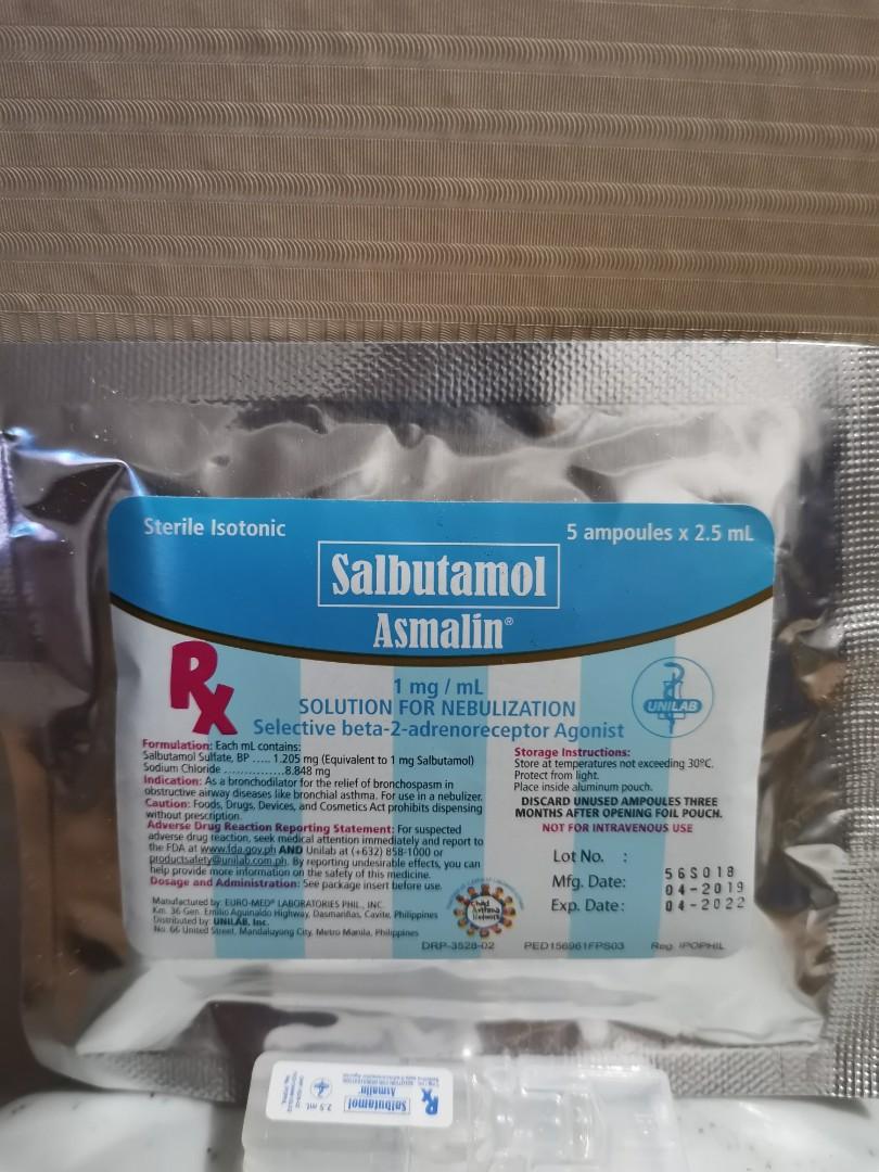 Salbutamol asmalin price