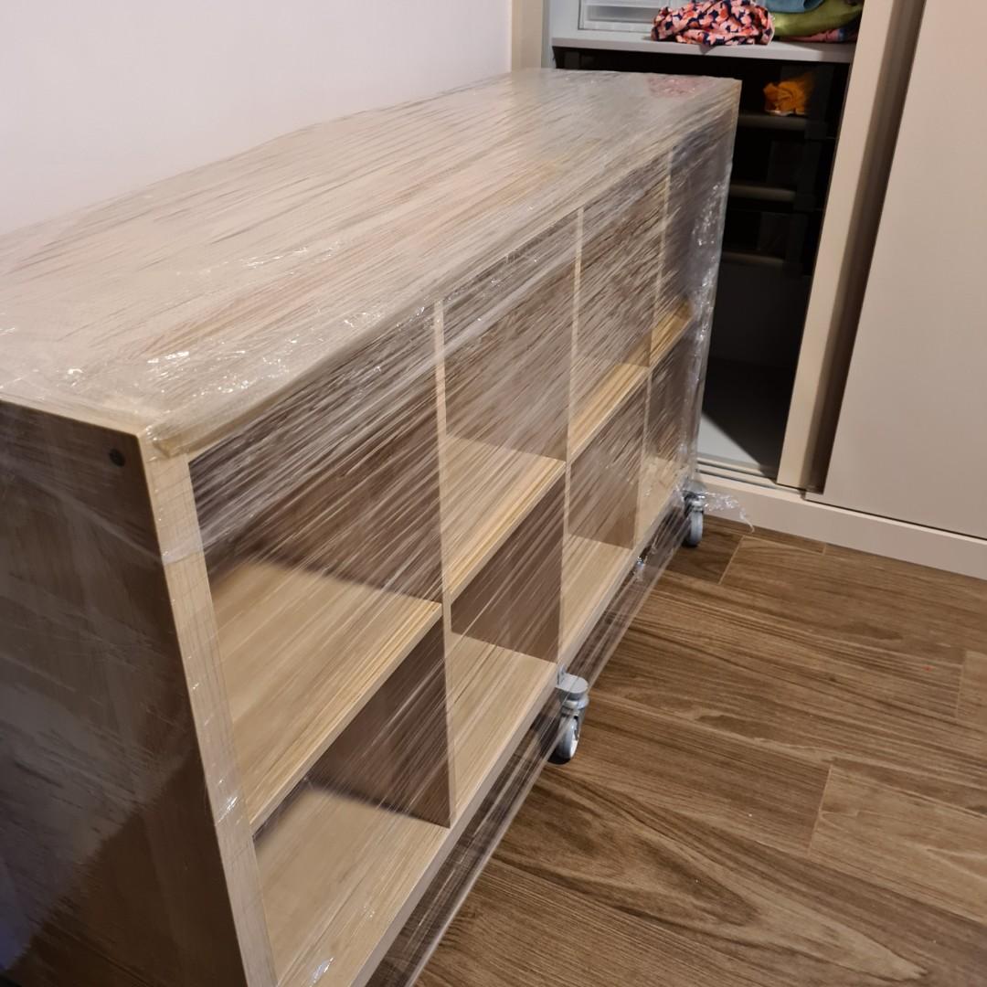 Shelving unit on rollers, Furniture & Home Living, Furniture, Shelves