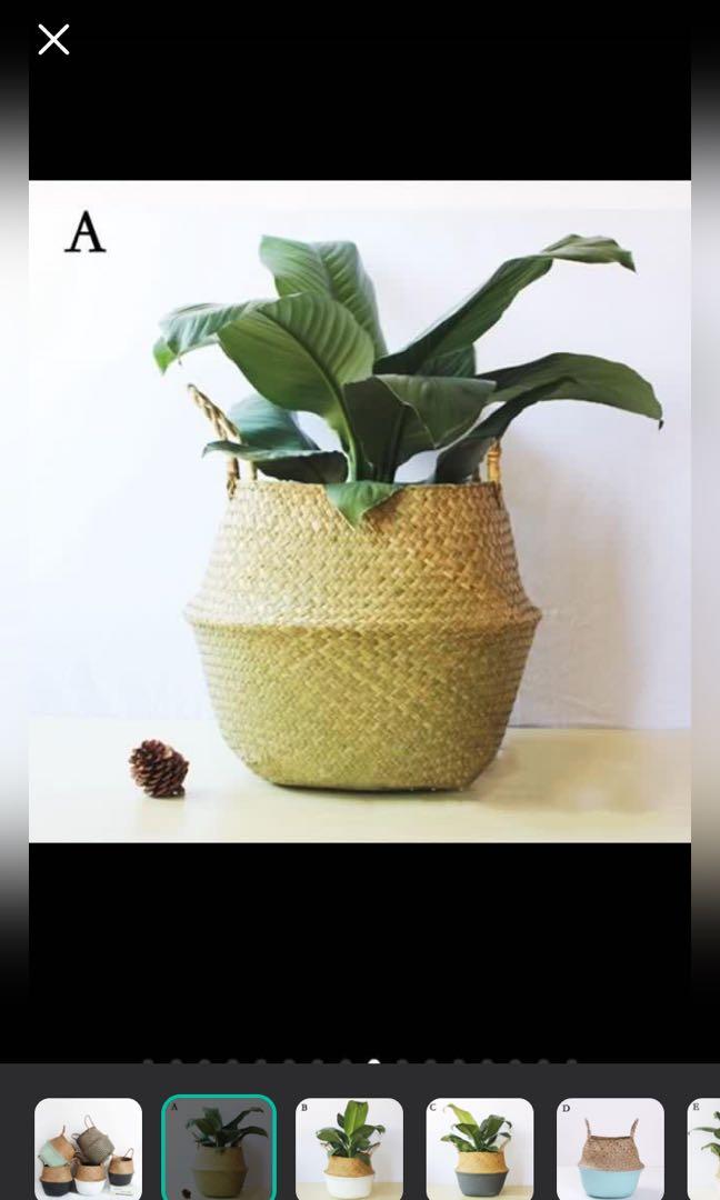 Small Hand-woven Rattan Foldable Multifunctional Baskets (Category: Laundry Baskets) located in Taguig. Submitted by endlessbliss_ph (Listing ID 1055715791, Image 2). Description: DM us for available designs. 399 each .Available size: 22x20cm , Material:Wicker/straw. FOR PRE-ORDER 5-12 days ETA, usually arrives earlier.