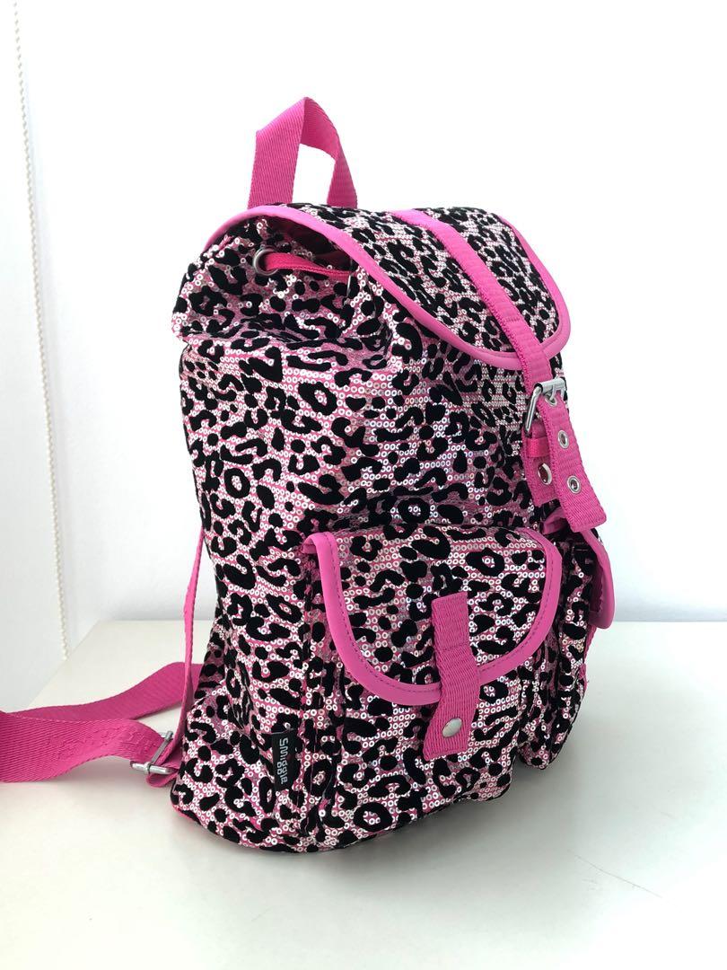Smiggle leopard backpack store