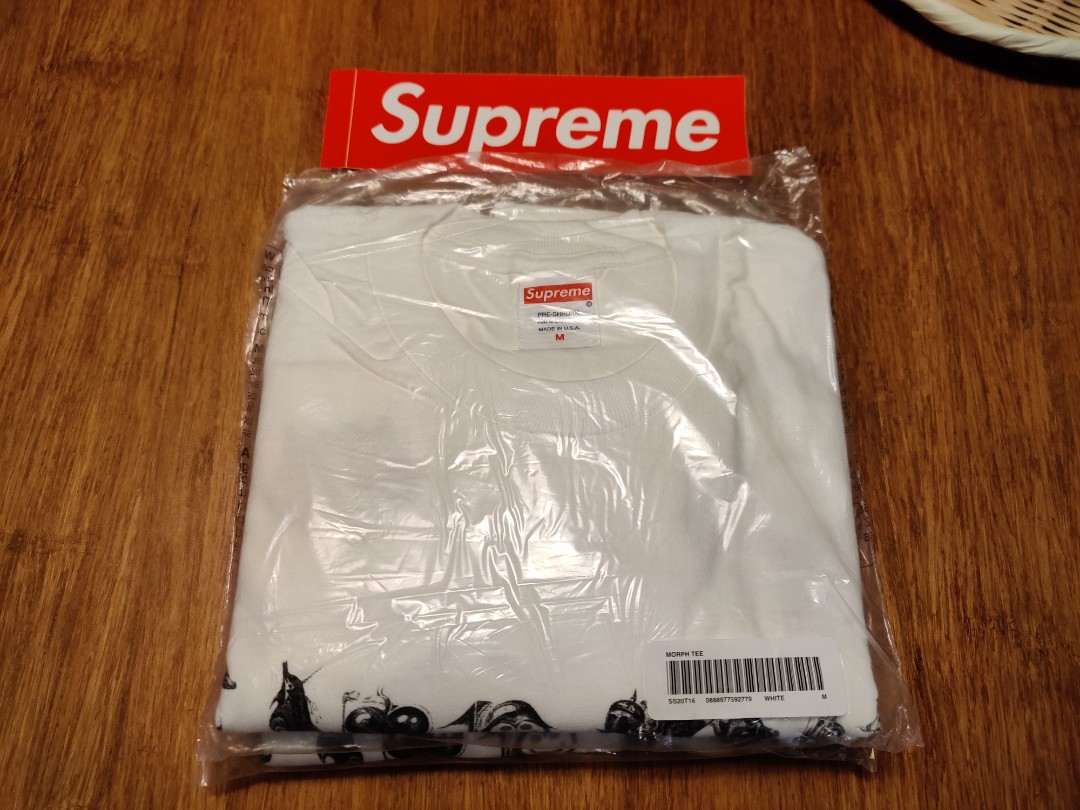 Supreme Morph Tee White, 男裝, 上身及套 
