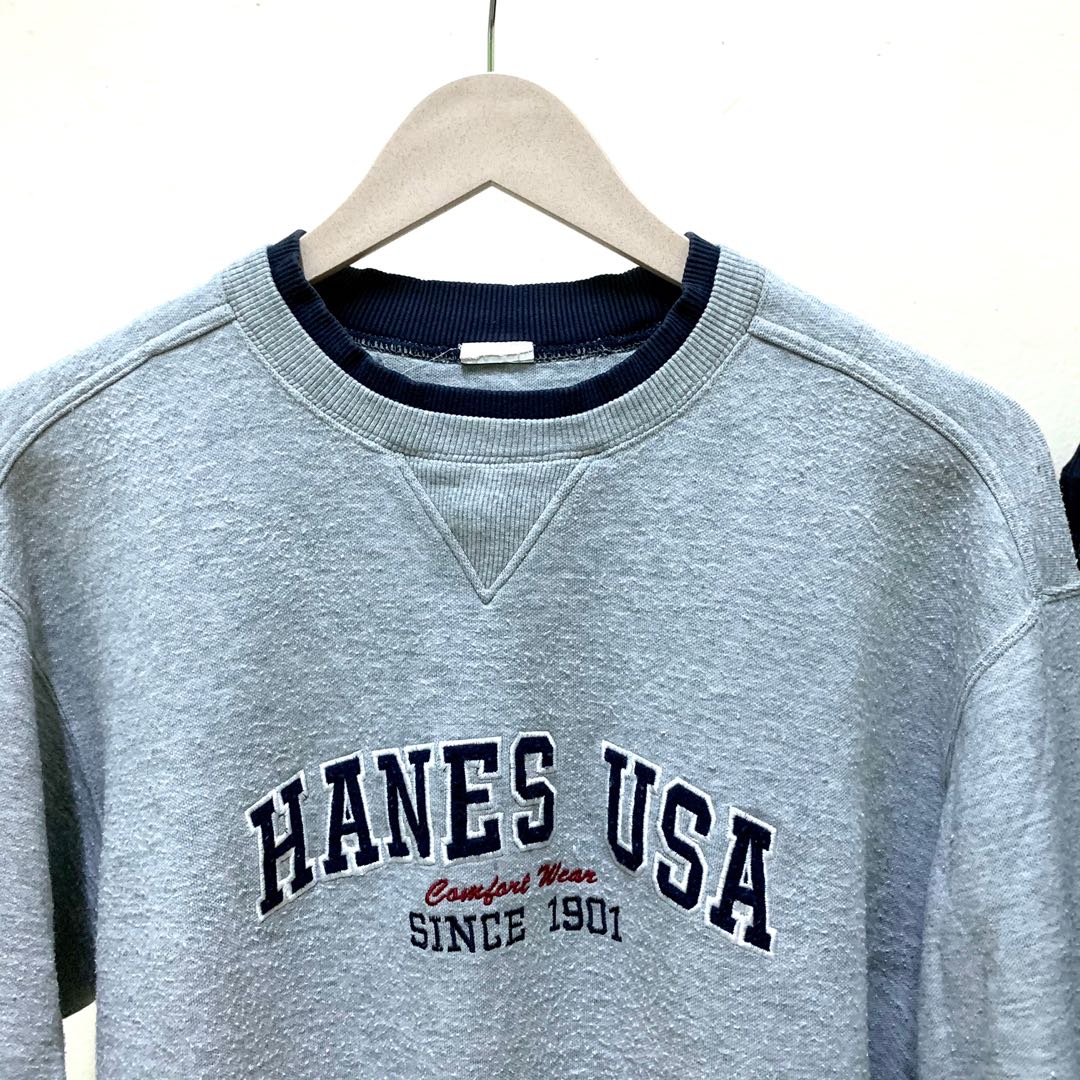 Sweatshirt Hanes USA Men s Fashion Tops Sets Tshirts Polo