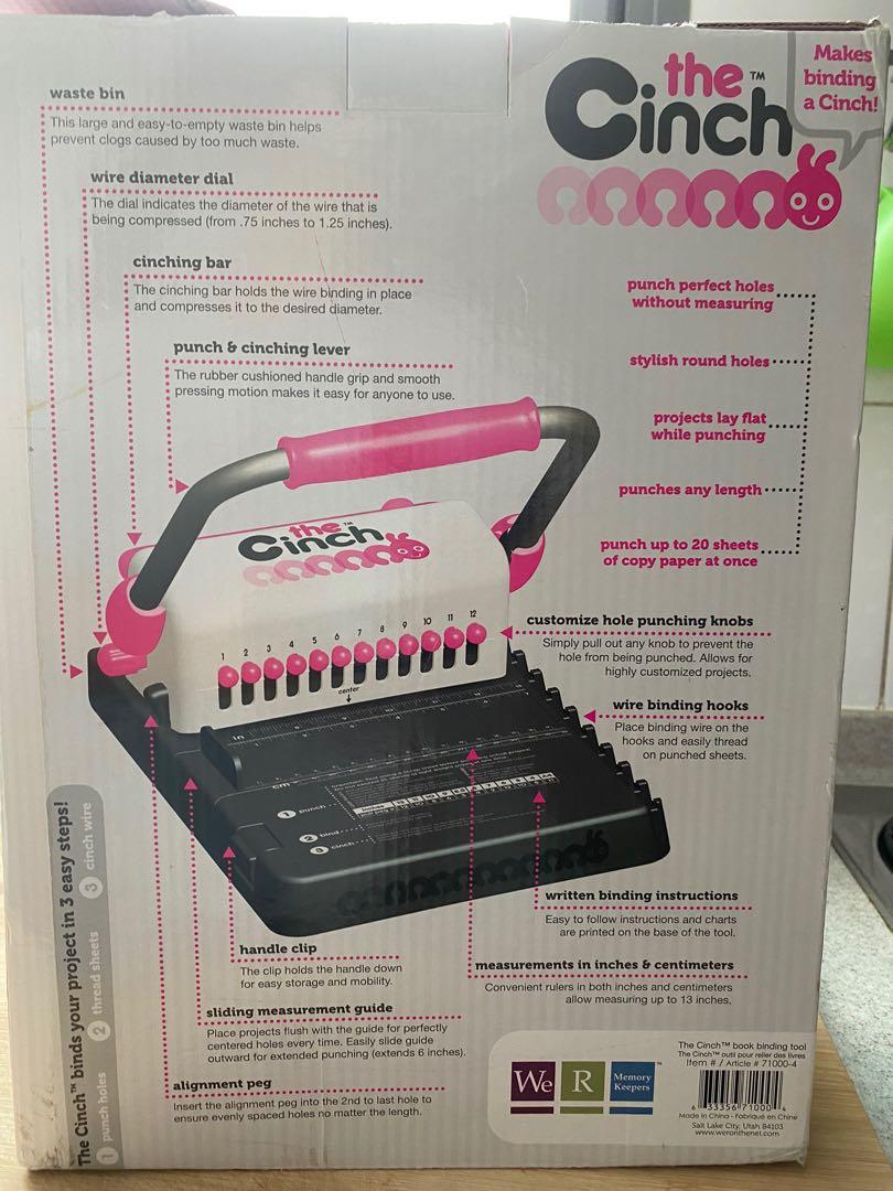 The Cinch binding machine, Hobbies & Toys, Stationery & Craft, Craft