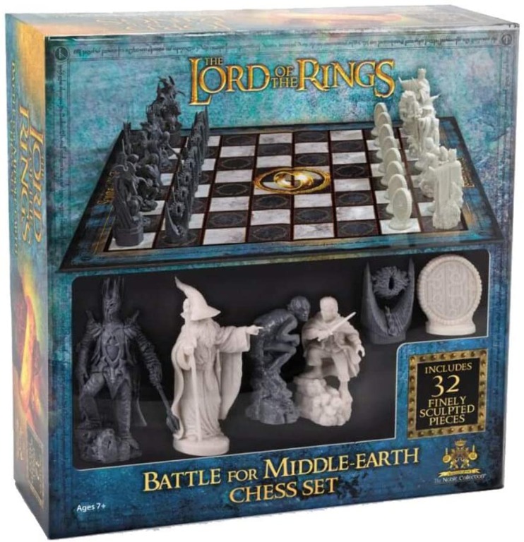 The Lord Of The Rings Chess Set Battle For Middle Earth Toys Games Board Games Cards On Carousell The epic battle of good and evil plays out with this intricately detailed chess set. carousell