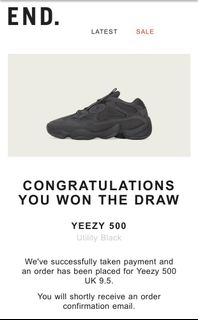 end clothing yeezy 500