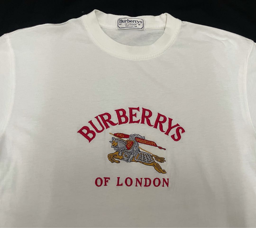 Vintage burberry hot sale logo