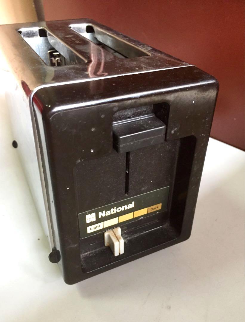 Vintage National Automatic Toaster NT 131 Bread Toaster with Cloth