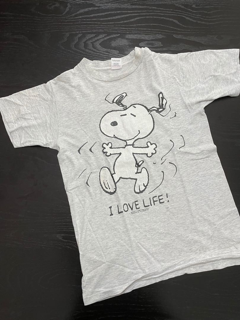 Vintage Peanuts T Shirt Men S Fashion Tops Sets Tshirts Polo Shirts On Carousell