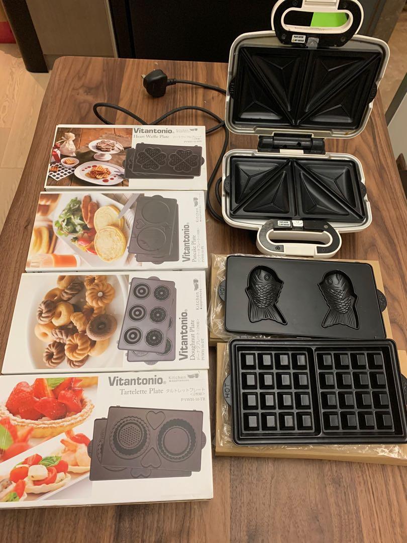 Vitantonio V仔三文治機連7款烤盤 廚房用具 Carousell Vitantonio V仔三文治機連7款烤盤 廚房用具 Carousell