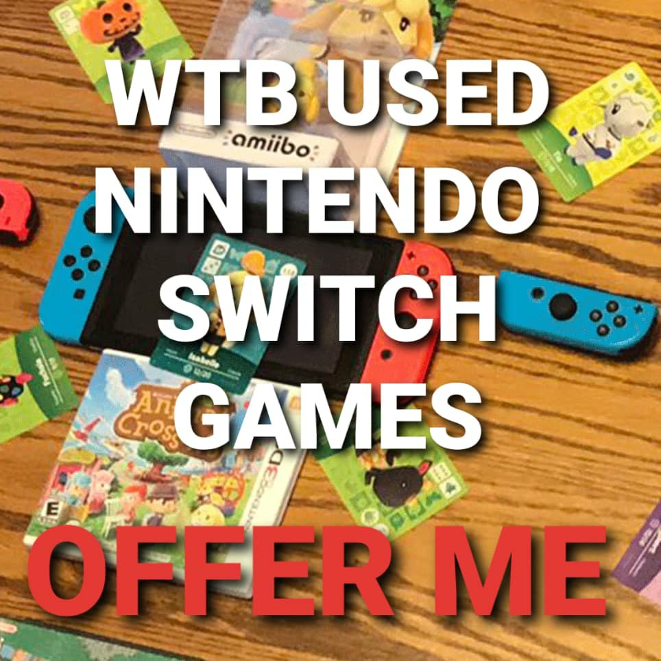 is it safe to buy used switch games