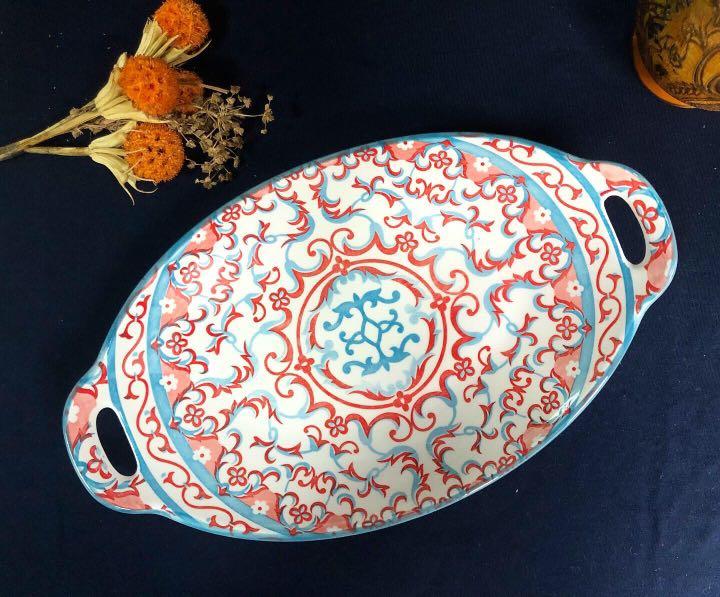 moroccan serving plate
