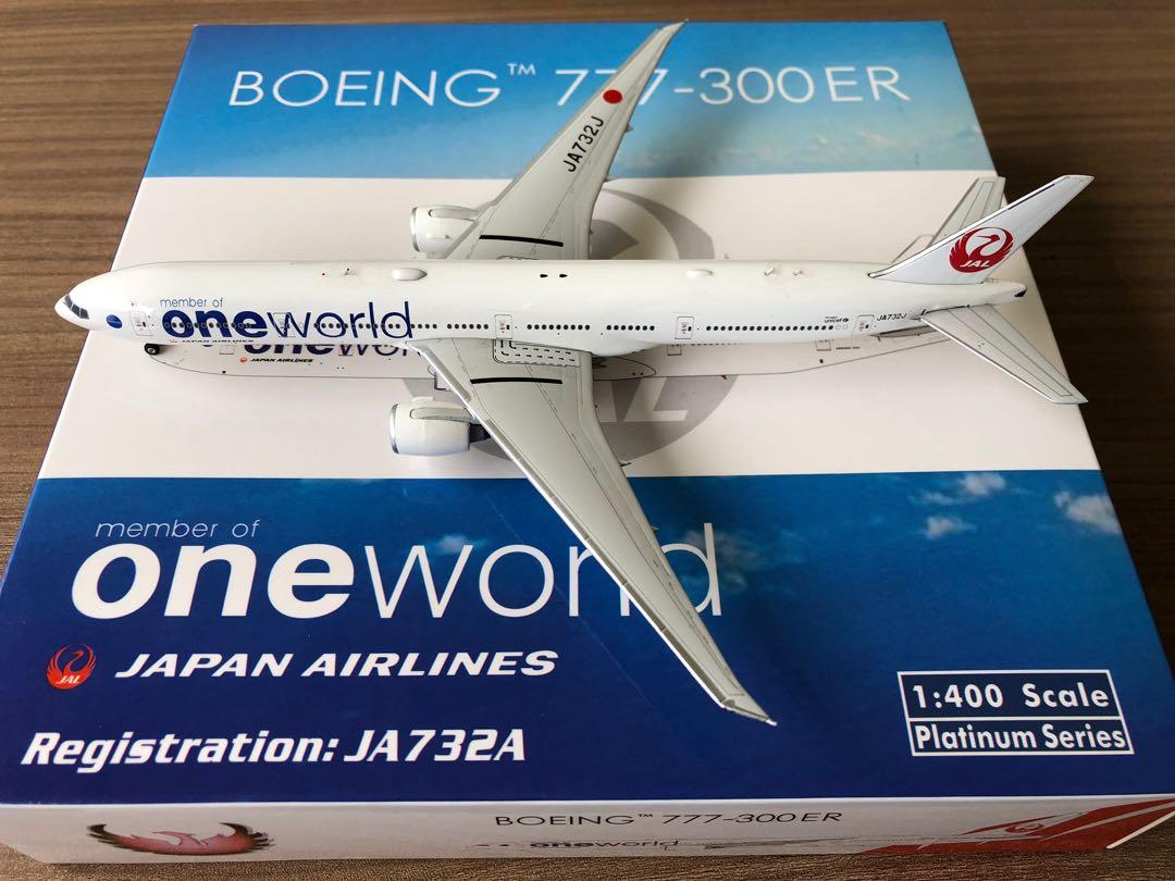 売れ筋格安 JAL ボーイング777-200 oneworldモデルプレーン 1/200