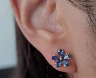 1.60ct sapphire earrings