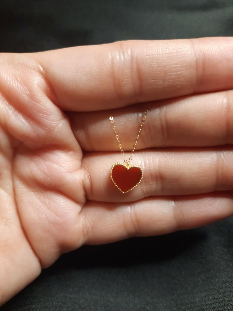 vca heart necklace