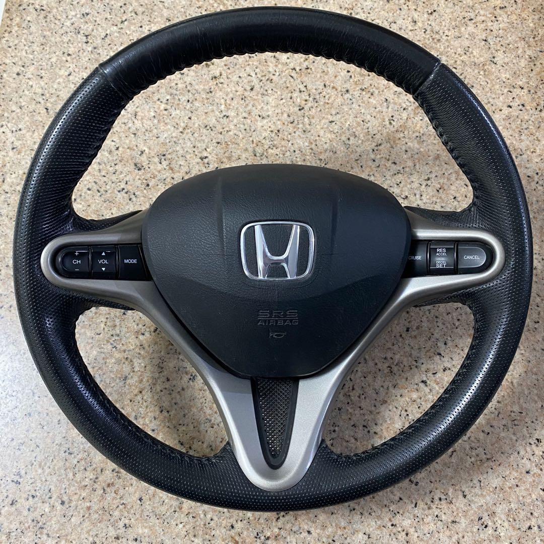 Honda civic fd new arrivals steering wheel size