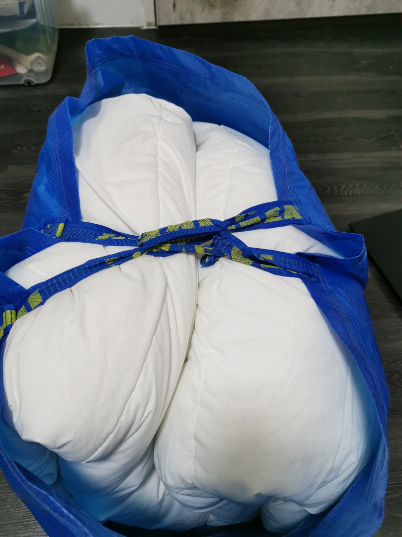 2 x Ikea Queen Quilt, Furniture & Home Living, Furniture, Bed Frames