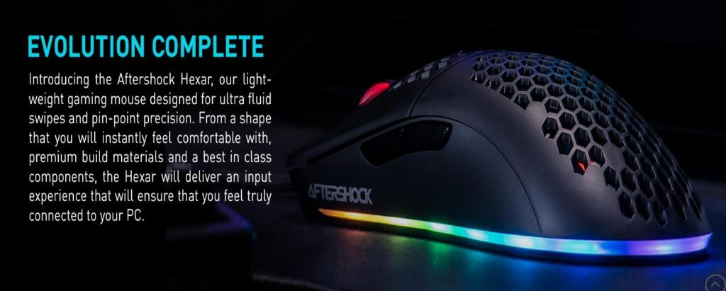 Aftershock HEXAR Gaming Mouse, Computers & Tech, Parts & Accessories ...