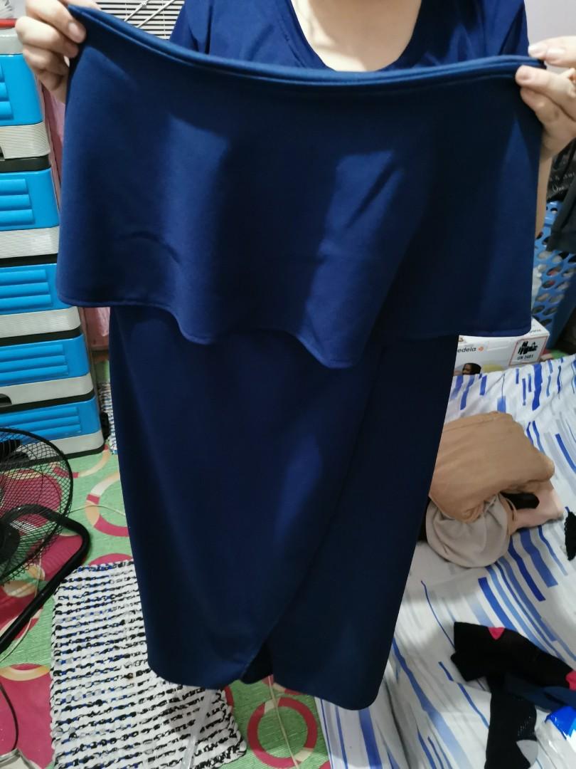 Apartment 8 Formal Dress (Category: Dresses) located in Quezon City. Submitted by professional.declutterer (Listing ID 1056121775, Image 3). Description: Apartment 8 Blue Formal Dress - Used once only for oath taking - medium MOP: BDO/BPI/Gcash/Paymaya Location: Roosevelt QC RFS: decluterring and for baby's vaccines.