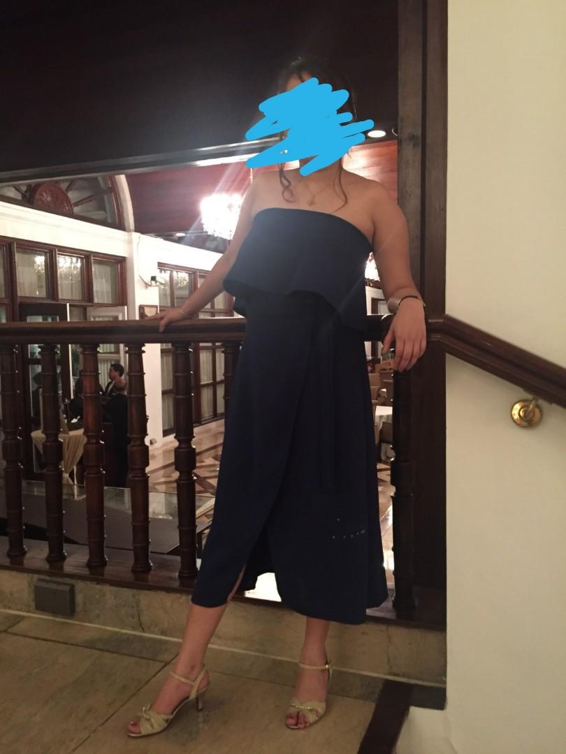 Apartment 8 Formal Dress (Category: Dresses) located in Quezon City. Submitted by professional.declutterer (Listing ID 1056121775, Image 2). Description: Apartment 8 Blue Formal Dress - Used once only for oath taking - medium MOP: BDO/BPI/Gcash/Paymaya Location: Roosevelt QC RFS: decluterring and for baby's vaccines.