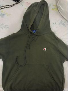 Authentic Green Champion Hoodie