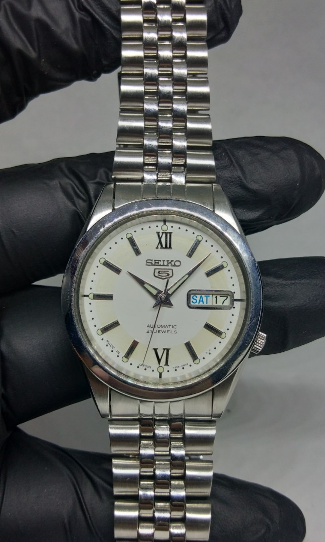 Original seiko 5 store automatic 21 jewels price