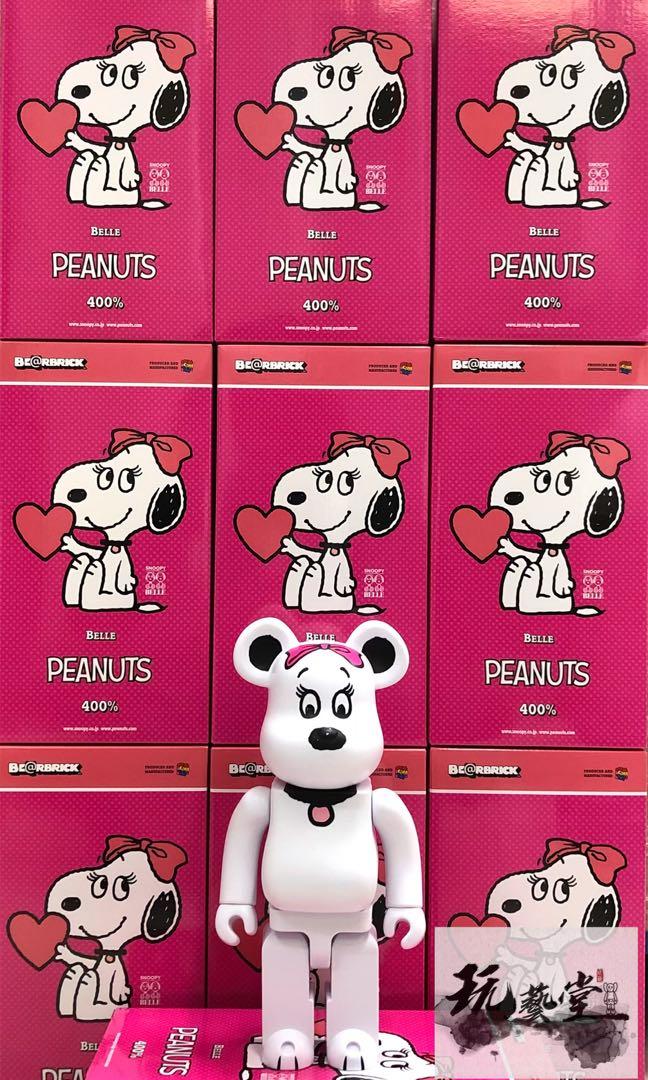 Bearbrick 400% Belle Snoopy Sister Peanuts 花生漫畫史努比