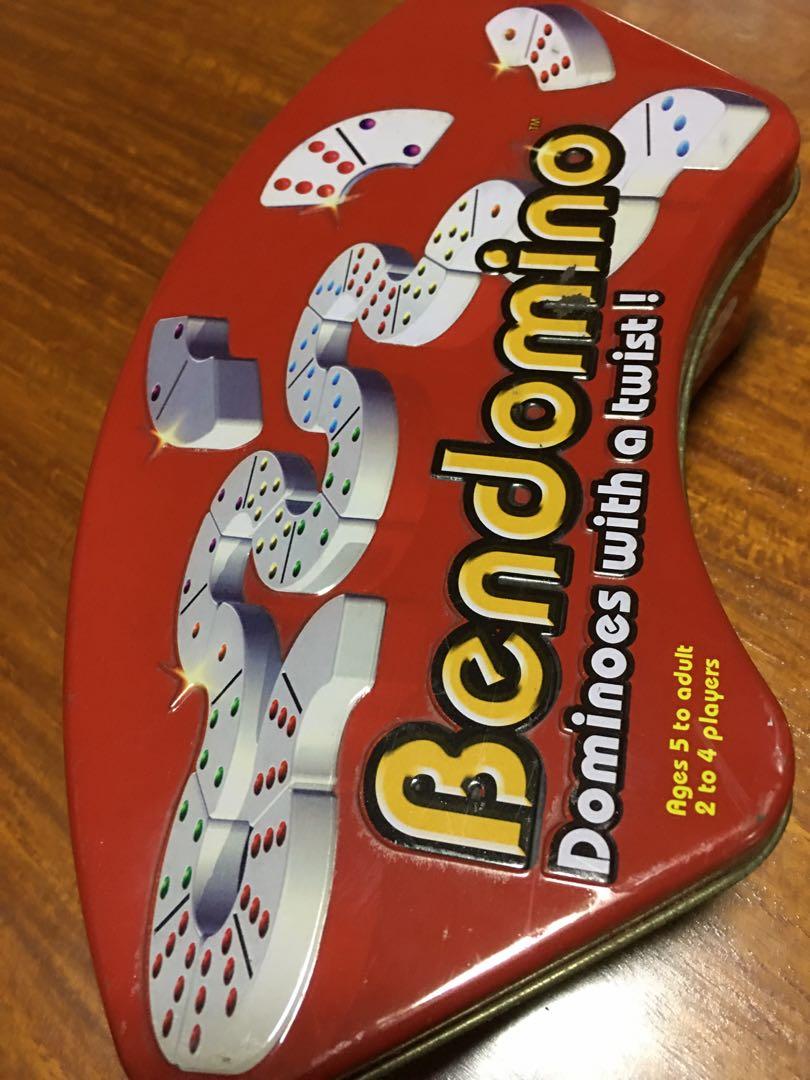 Bendomino Tile Game Dominoes with a Twist 