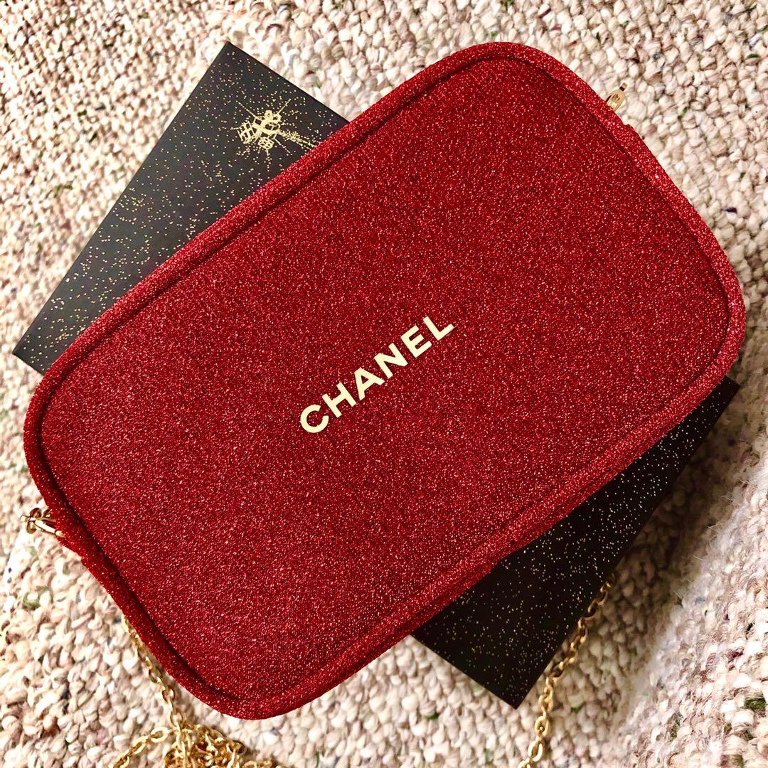 Chanel makeup bags sale hot sale