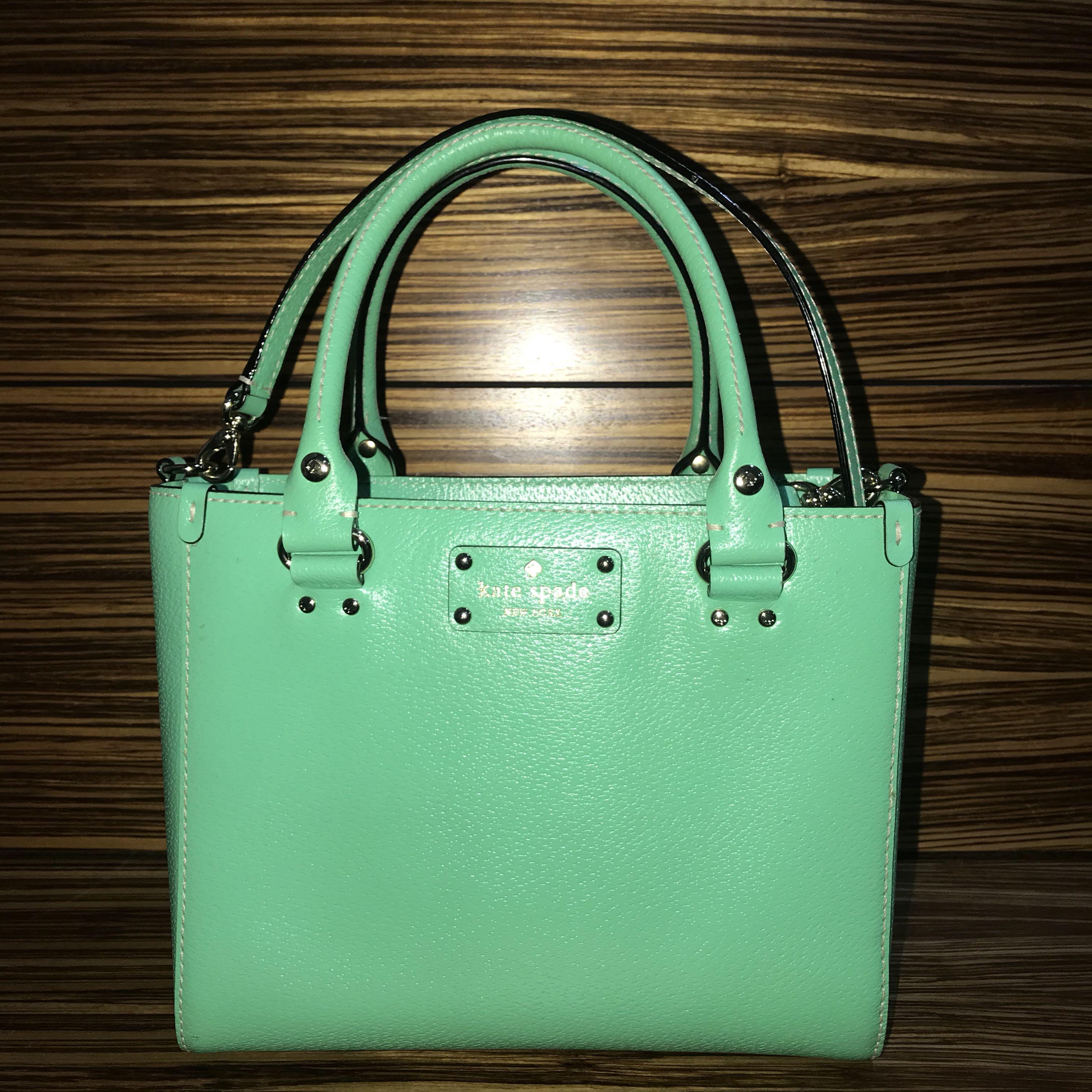 Kate spade green purse on sale