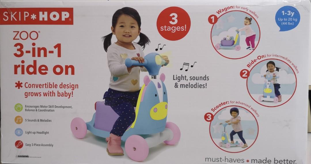 skip hop 3 in 1 unicorn