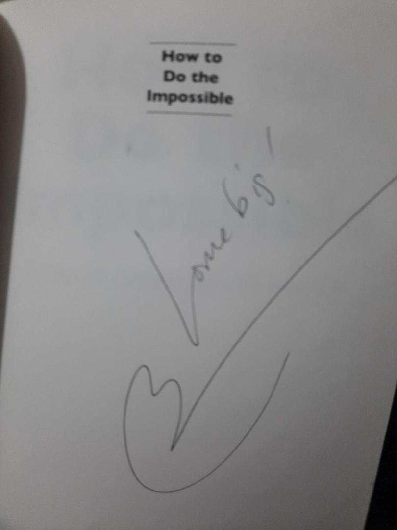 Bo Sanchez - Authographed copy of How to do the impossible (Category: Storybooks) located in Quezon City. Submitted by jelolag (Listing ID 1056106830, Image 2). Description: .