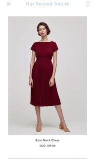 Boat Neck Dress from OSN