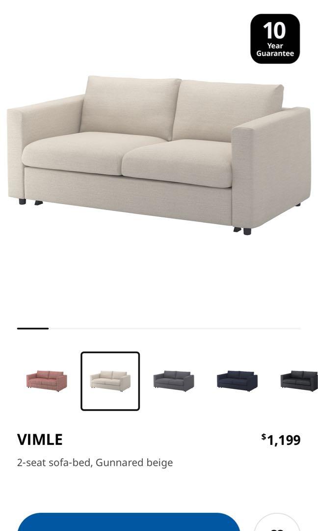 BRAND NEW Ikea Vimle Sofa bed, Furniture & Home Living, Furniture