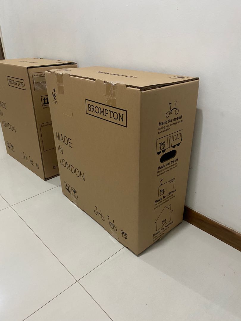 brompton cardboard box size