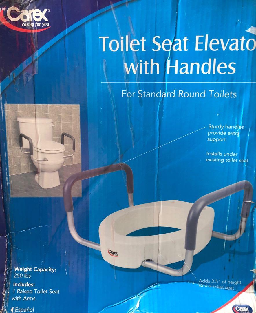 Brandnew Assorted Imported Carex Raised Toilet Seat And Seat Elevators