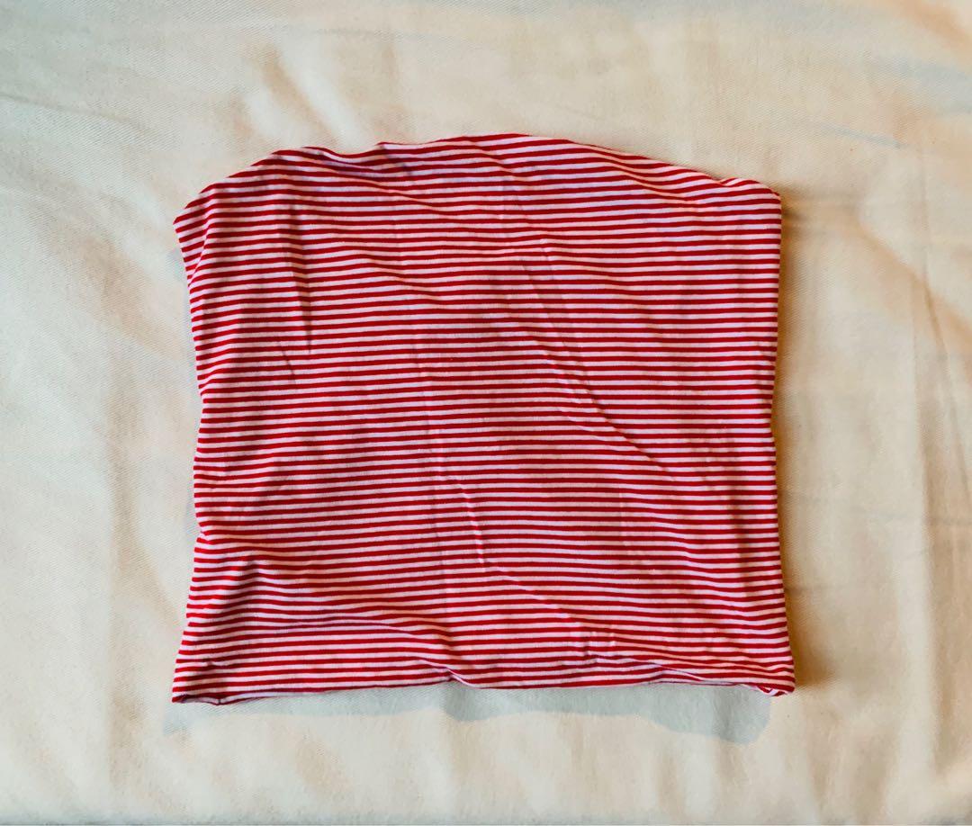 Brandy Melville Tube Top (Striped), Women's Fashion, Tops, Others Tops on  Carousell