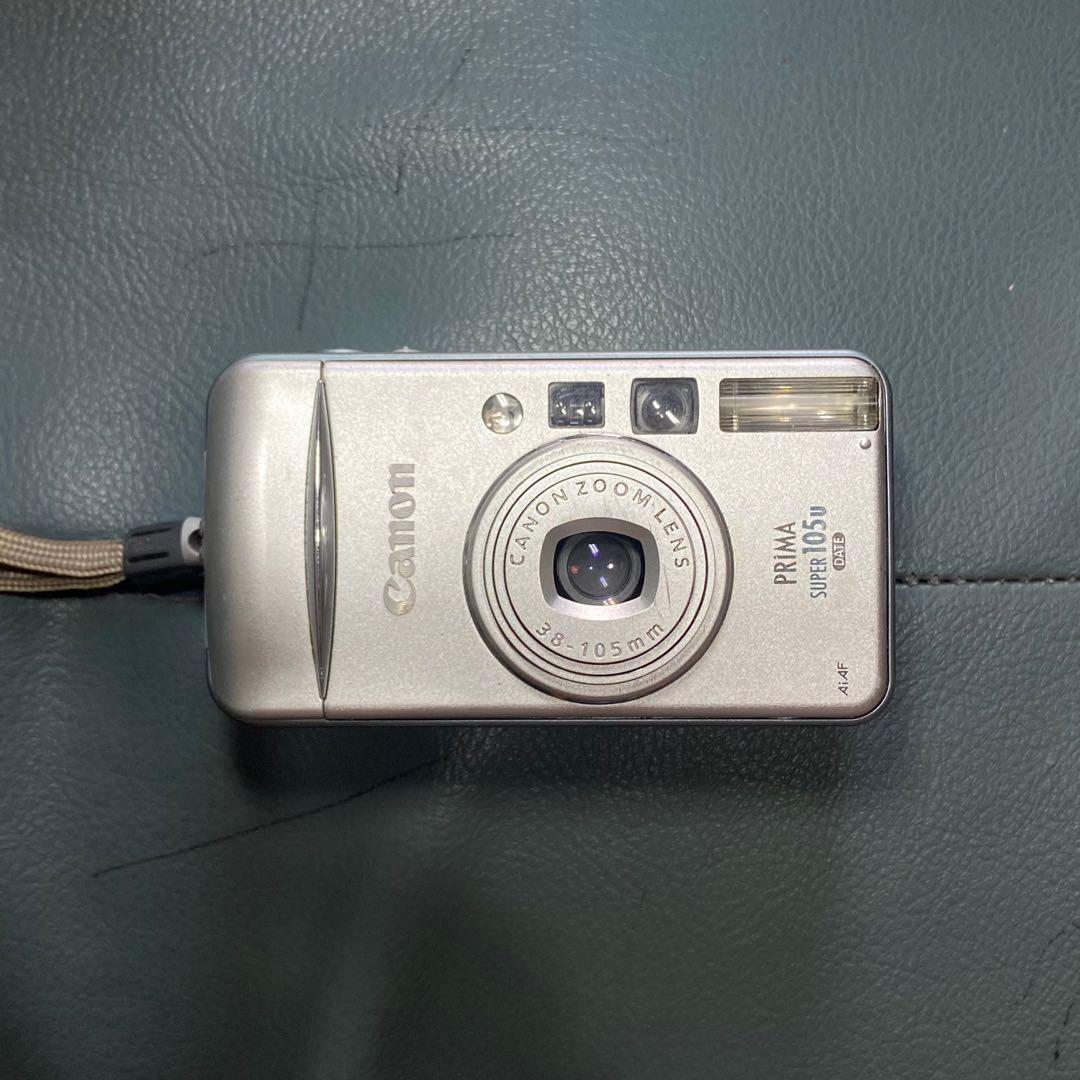 canon prima super 105u film camera 35mm point and shoot