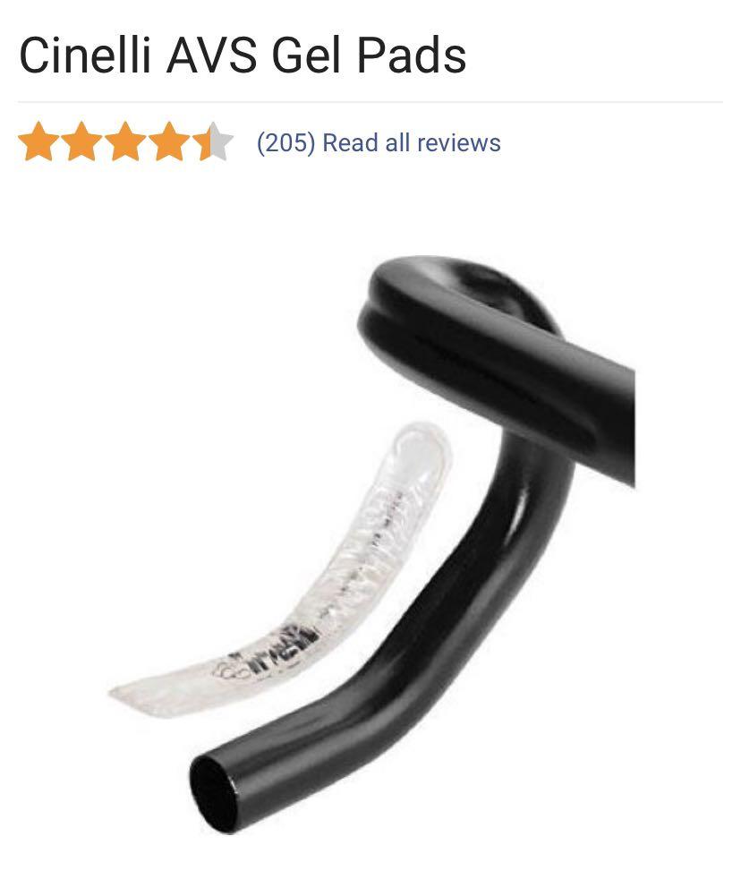 Cinelli AVS Gel Pads Anti Vibration Handlebar Sports Equipment